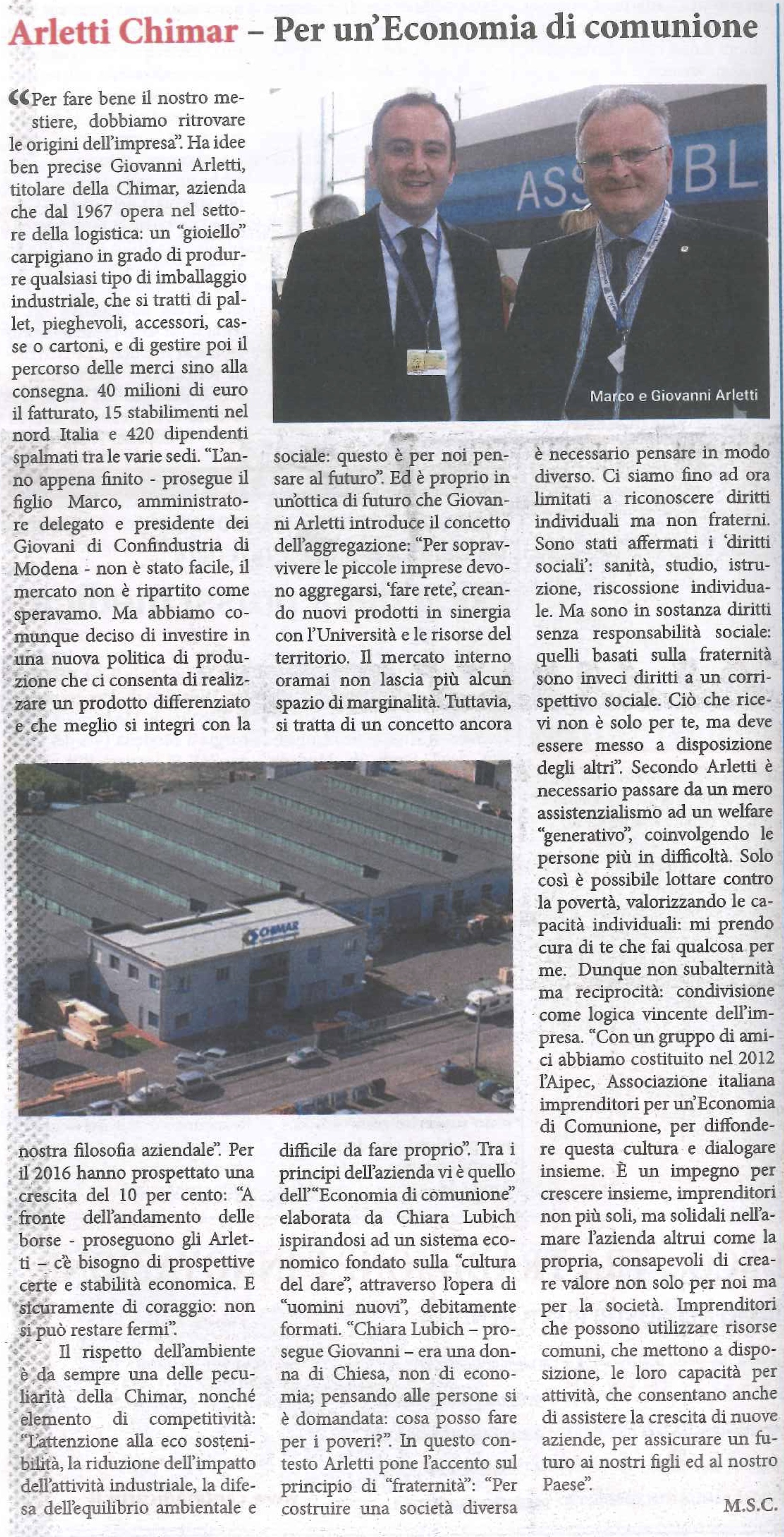 2015:02:11 - DIOCESI CARPI CHIMAR-AIPEC